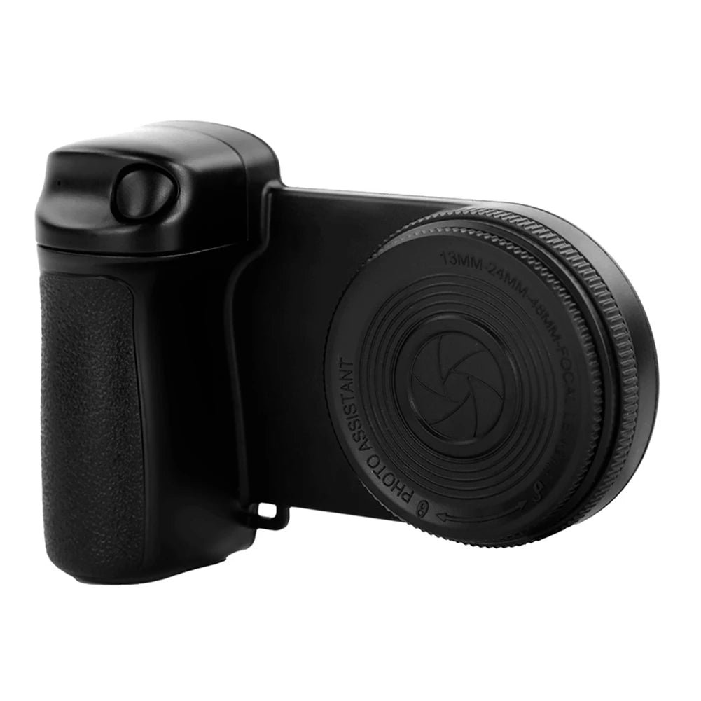 Camera Handle Grip Selfie Stablizer with Fill Light & Reflective Mirror.