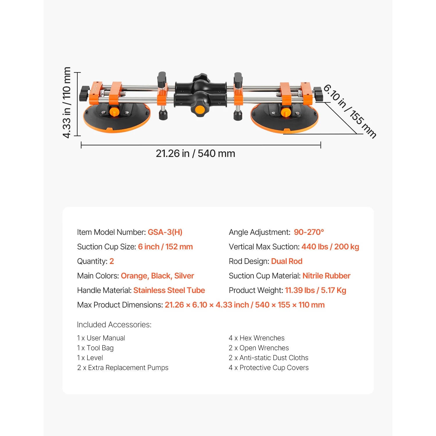 2 Packs Seamless Granite Seam Setter 90°-120° Adjustable with 6 in Suction Cups Seam Joiner for Tile Joining & Leveling