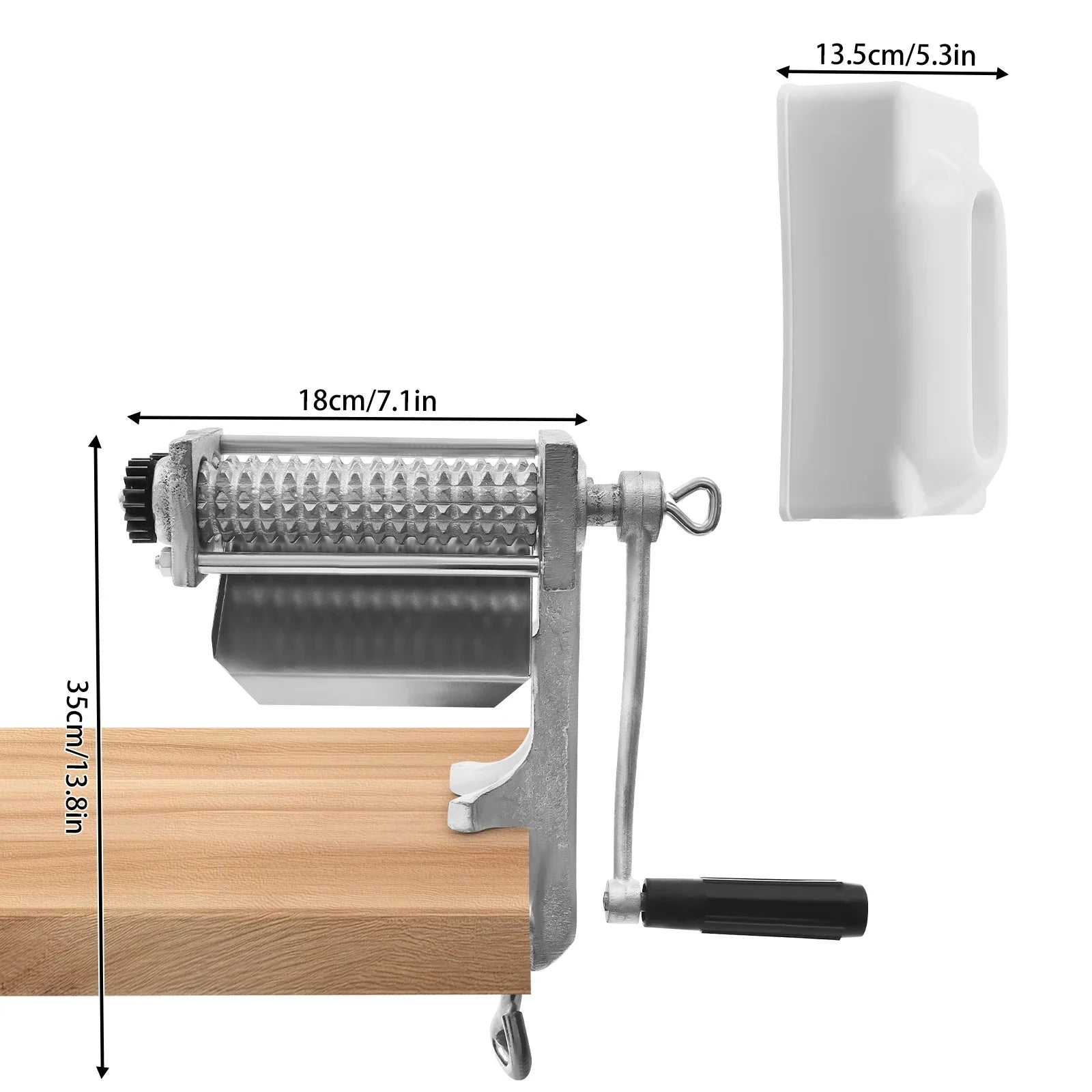 Desktop Heavy Duty Steak Flatten Tool - 18*35cm Meat Tenderizer Machine for Home