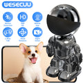 1080 HD Robot Camera Wifi 3MP Indoor Home Security Camera Night Vision Two Way Audio Auto Tracking Indoor Baby Monitor