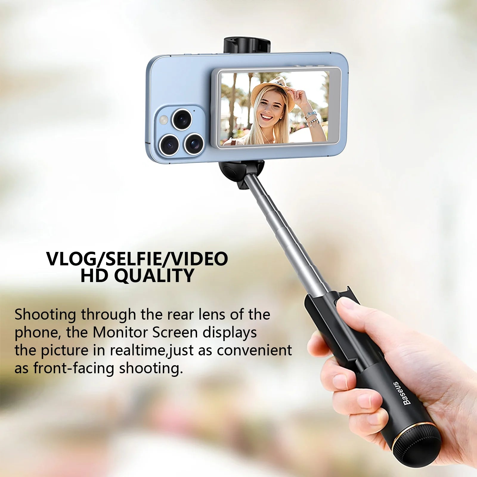 Vlog Selfie Monitor Screen for Phone.