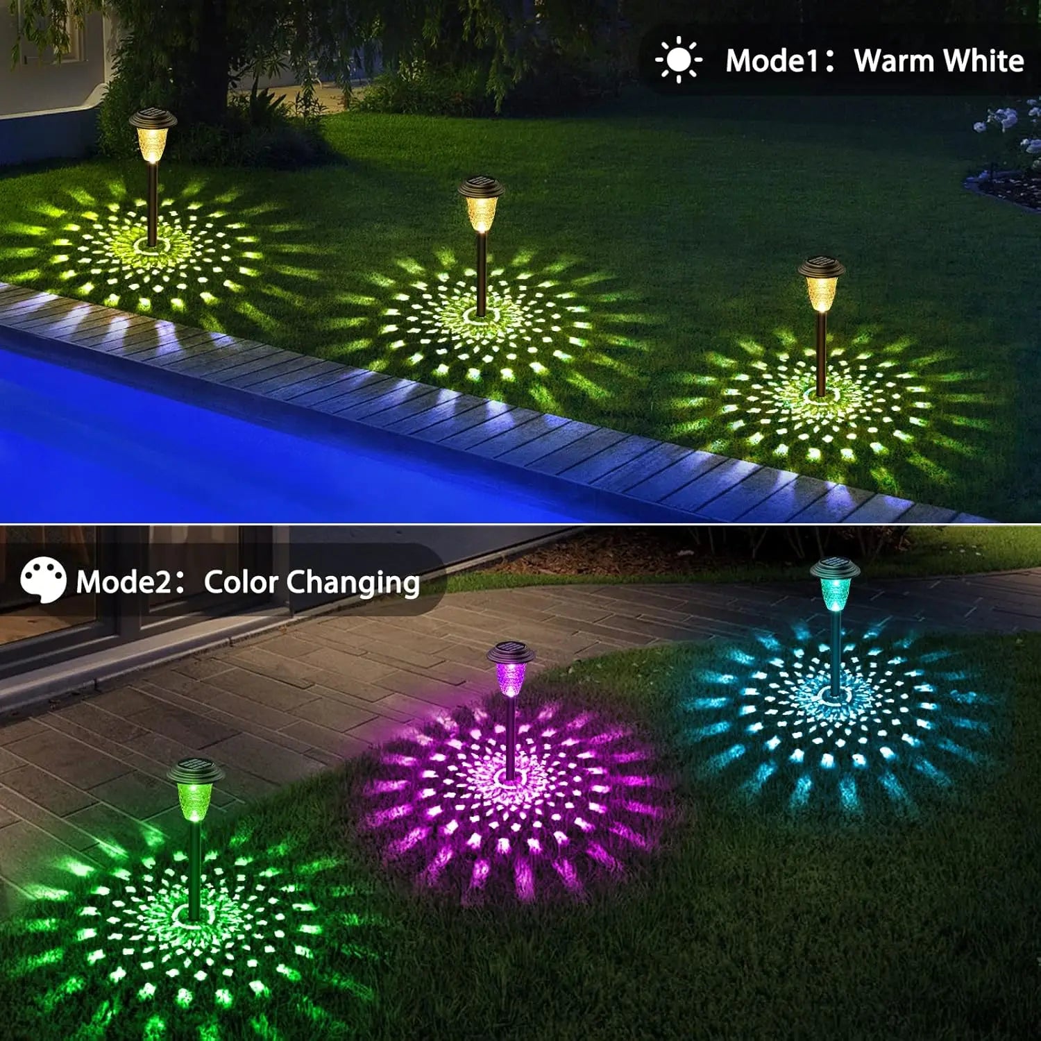 Solar Pathway Lights.