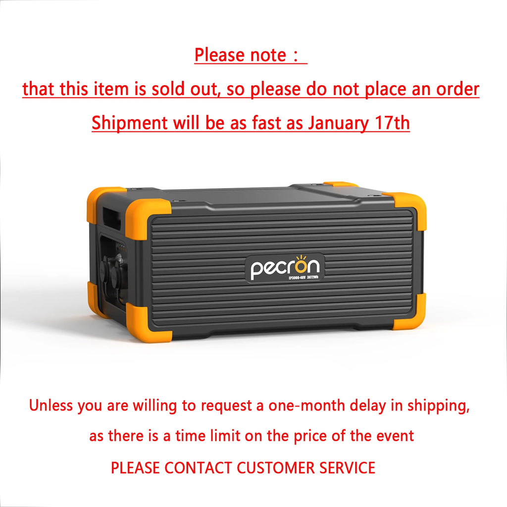 EP3000-48V 3072Wh Portable Power Station