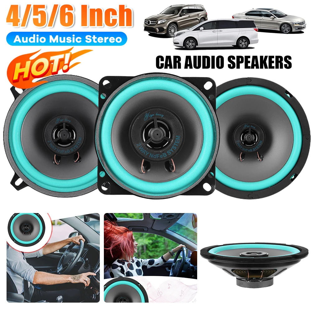 Universal Car Speaker HiFi Coaxial Subwoofer