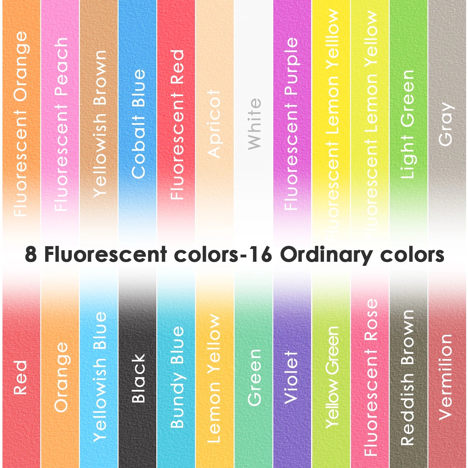 24Colors/Set Airbrush Paint Set, Opaque & Brilliant Acrylic Paint, 1fl Oz, Water Based, Ready To Spray.