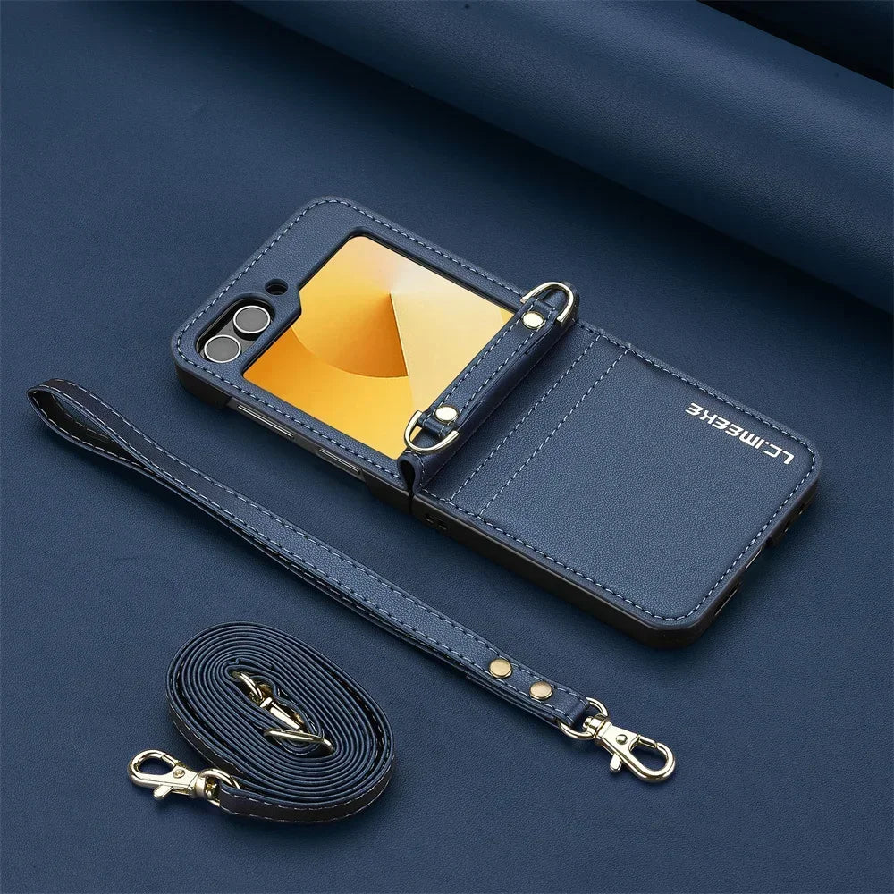 Wallet Crossbody Phone Case For Samsung Galaxy.