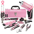 WORKPRO 74pcs Pink Tools Set.