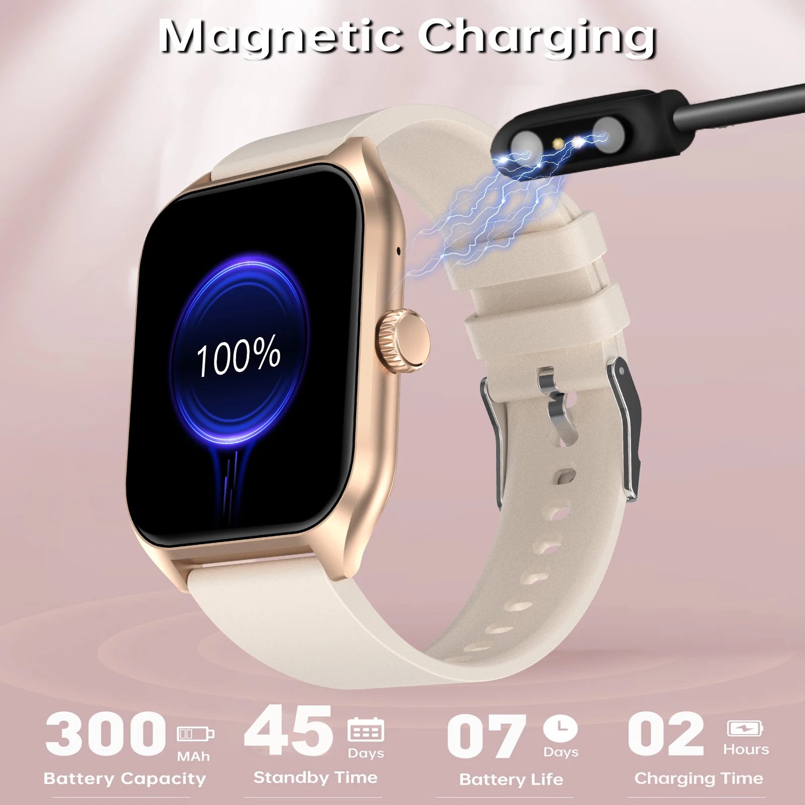 AI Voice Assistant Smart Watch for Men Women.