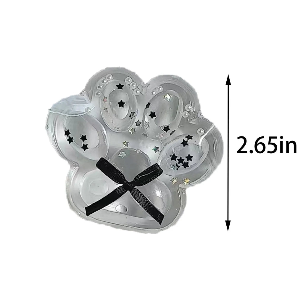 Squishy Transparent Cat Claws Squeeze Soft Pinch Pop Fidget Toy.