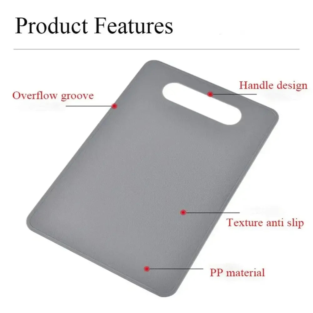 1pc Plastic Chopping Board Kitchen Tools Multicolor Easy Clean Nonslip Plastic Food Cutting Block Mat Tool Kitchen Cook Supplies