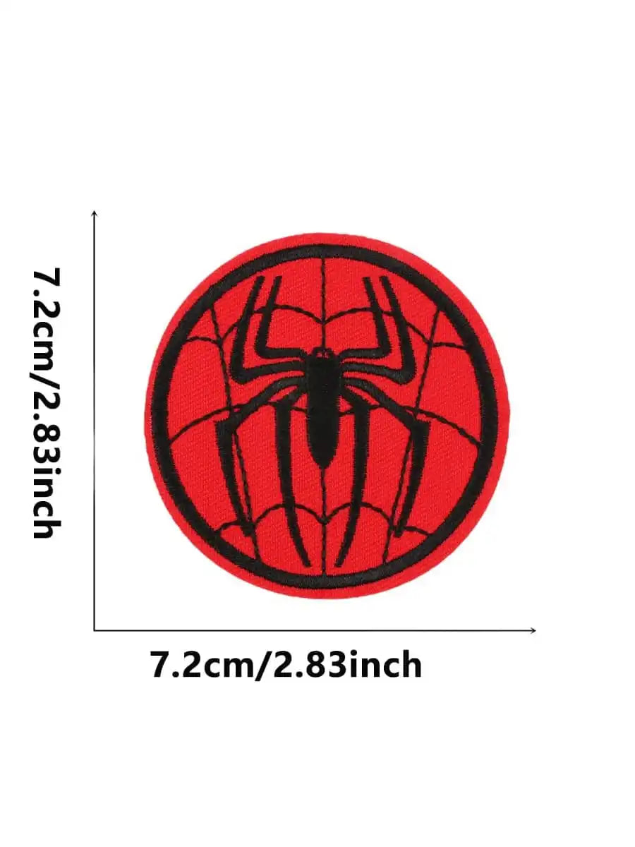 15/23/24pcs Marvel's Spider - Man Iron-On/Sew-On Embroidered Patches.