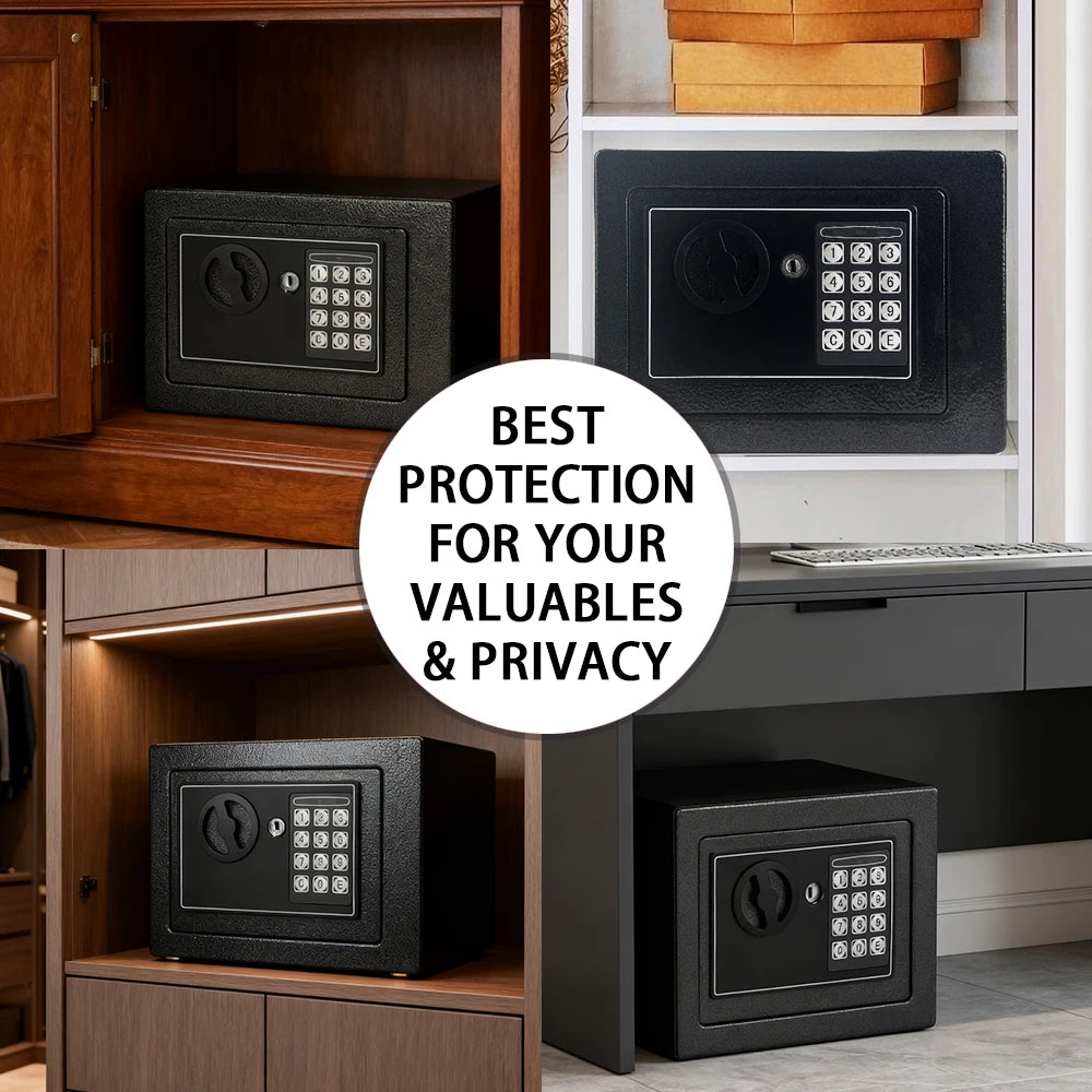 Digital Keypad Home Safe Adjustable Shelf Security Safe.