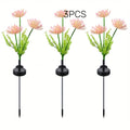 Solar Garden Lights, Solar Flowers Lights with Glowing Flowers & Stems.