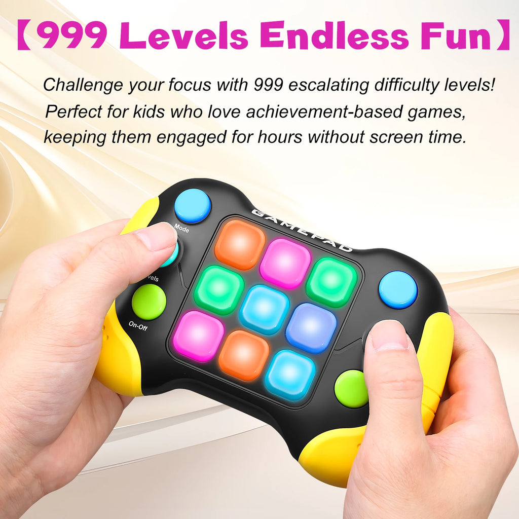Electronic pop-up game light up play fidget toys.