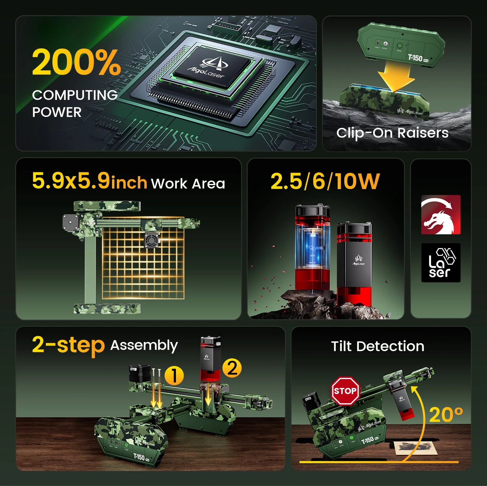 Portable Laser Engraving Machine 8000mm/s High Precision Multi Function Metal Glass Wood Gift DIY Tool Kit