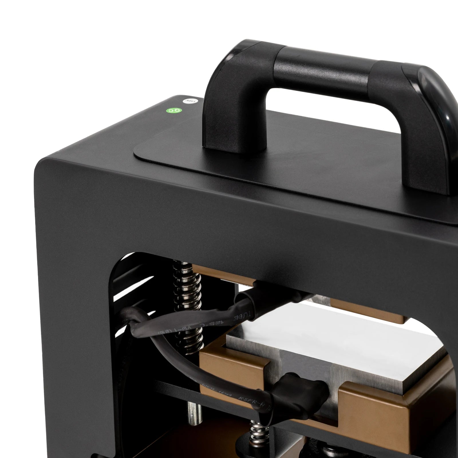 10T Hydraulic Heat Press Machine with LCD & Pressure Gauge, 900W Fast Heating for PU, Plastic, Textiles – US Plug 110V