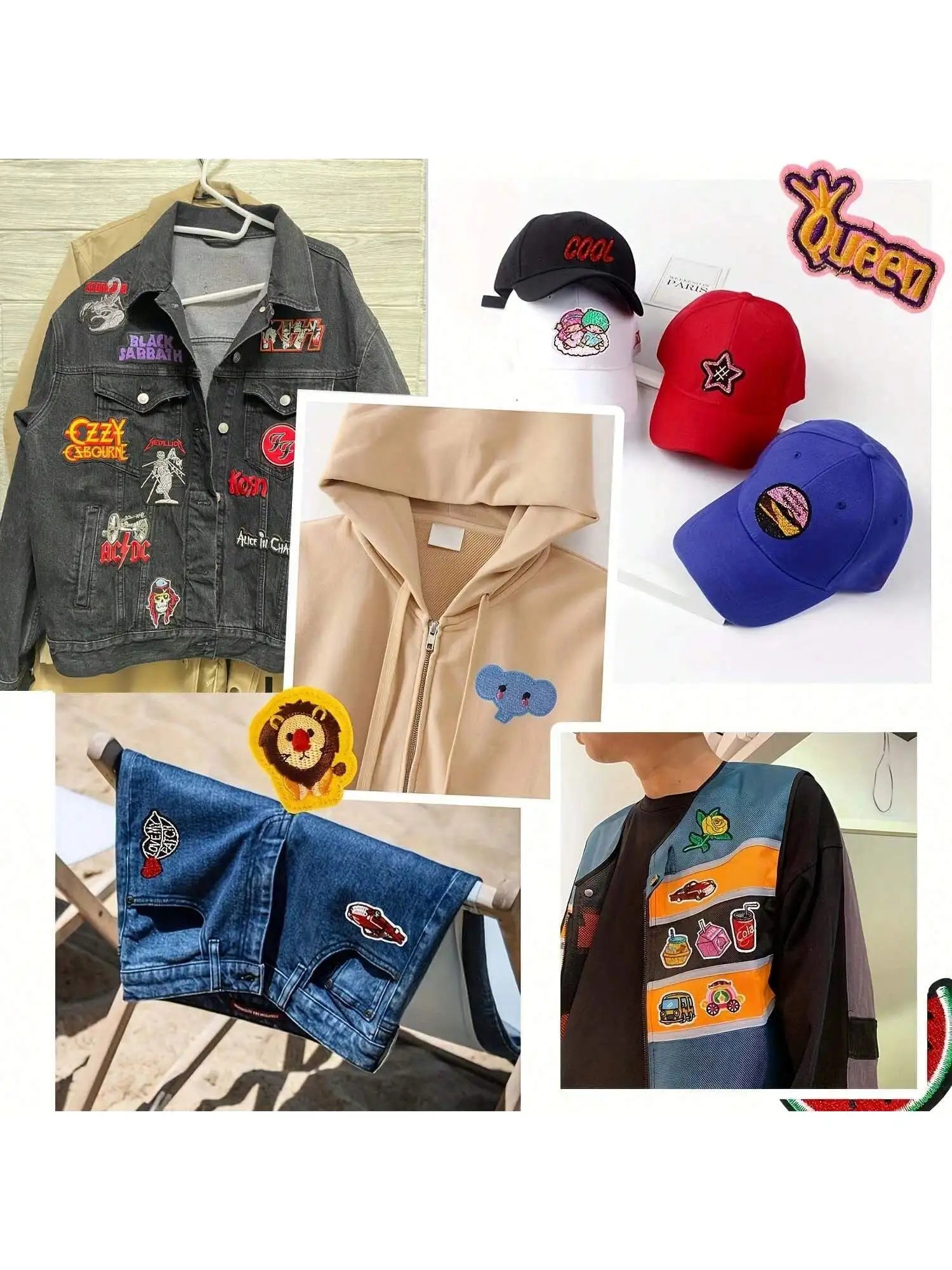 15/23/24pcs Marvel's Spider - Man Iron-On/Sew-On Embroidered Patches.