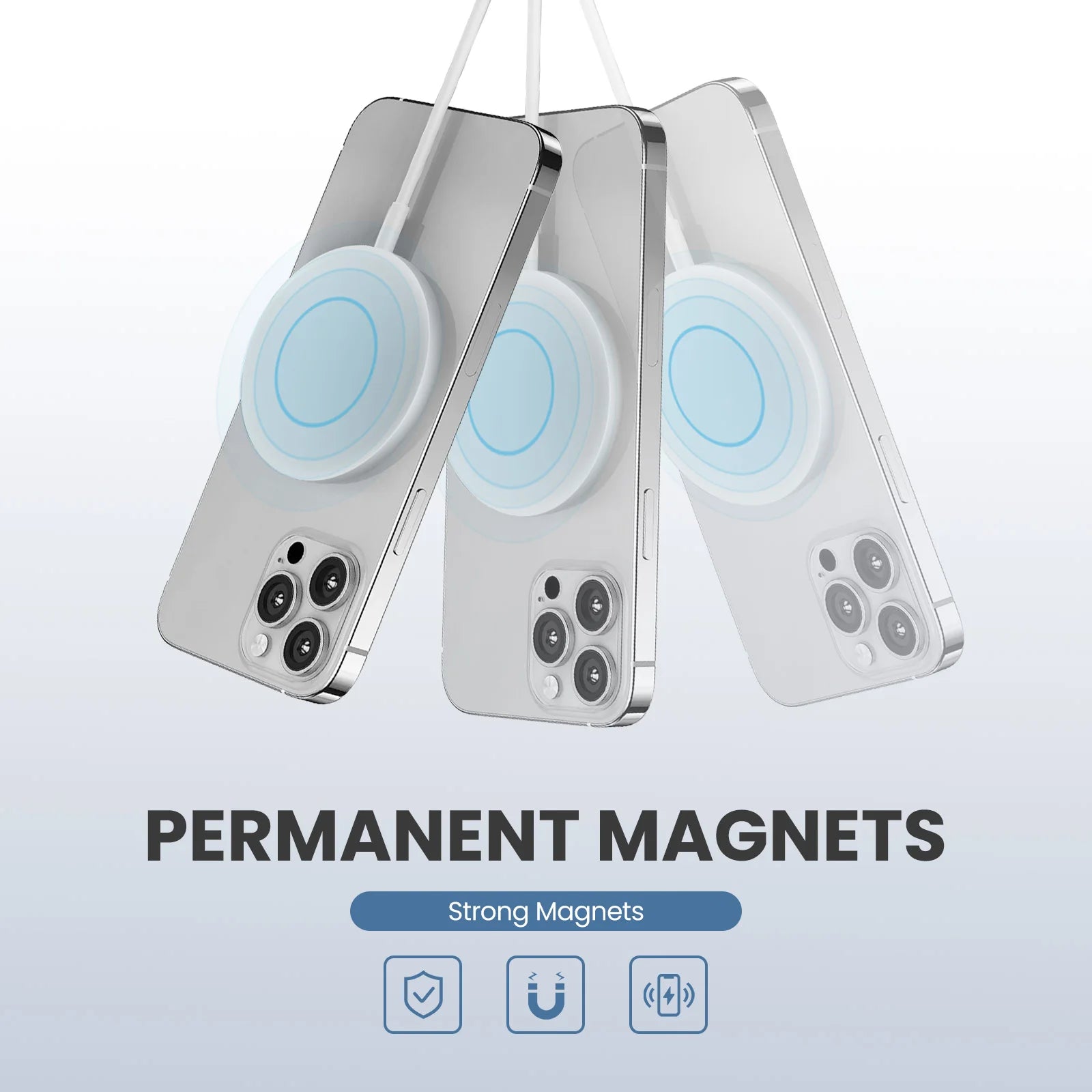 25Ｗ Magnetic Wireless Charger for Magsafe iPhone 17-11 Pro Max Samsung