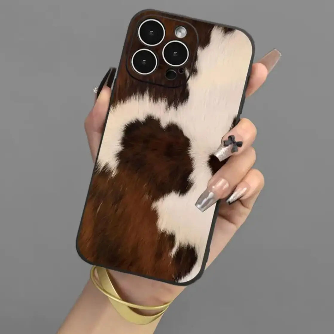 Creative Cow Print Phone Case.