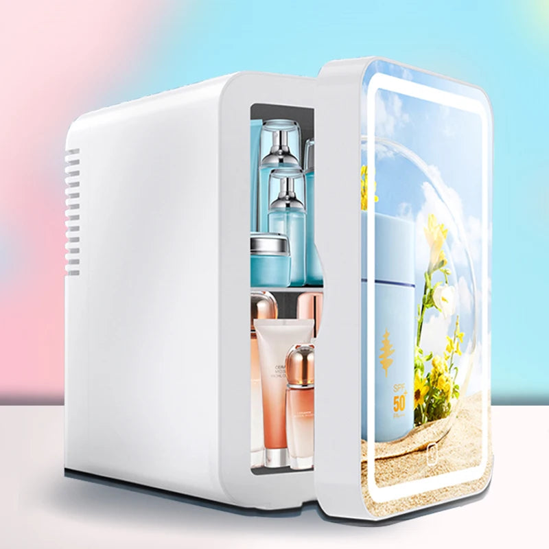 6L mirror beauty makeup refrigerator