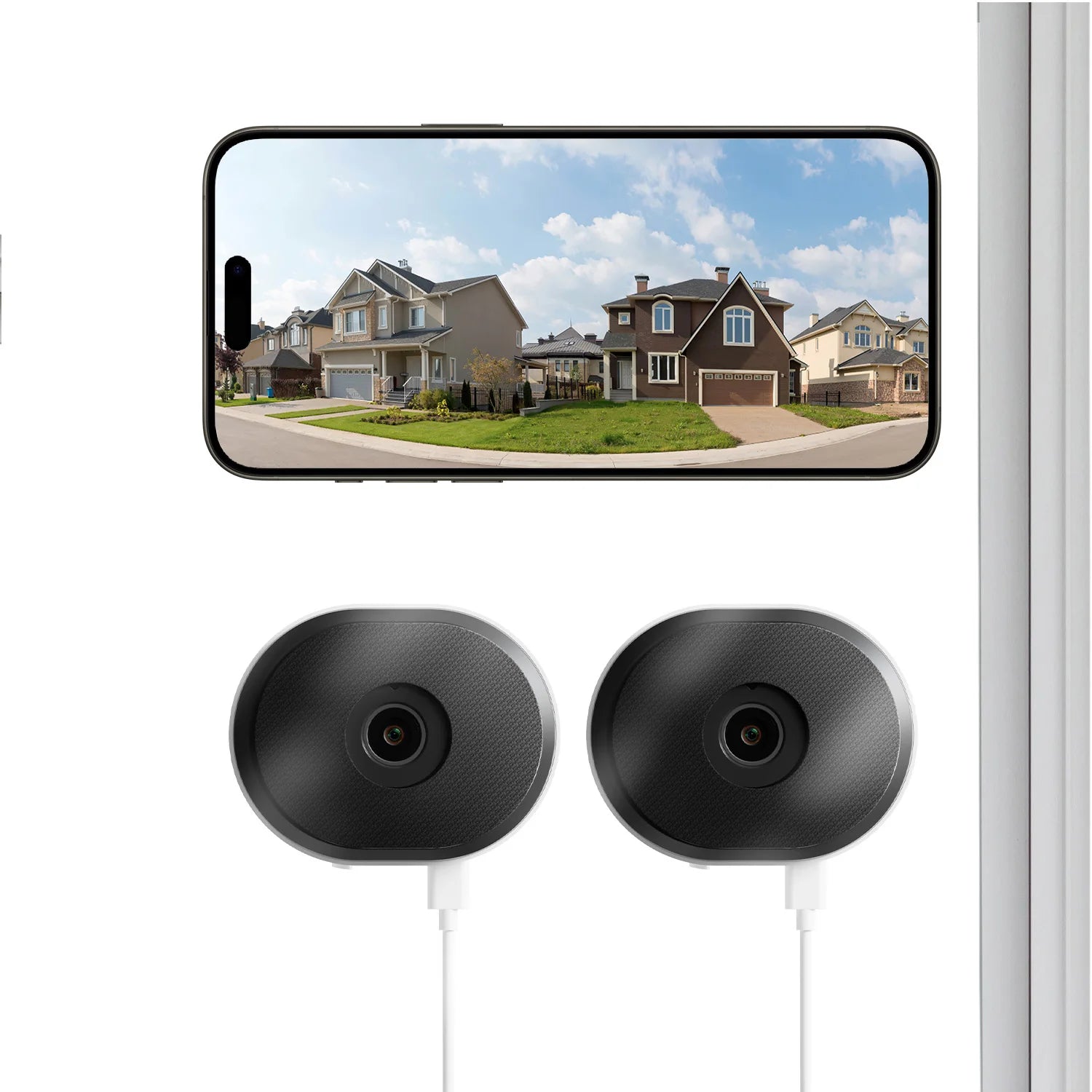 ZOSI C680 3MP Window Security Camera Full Color Night Vision 2K Indoor Plug-in WiFi Surveillance Camera for Home Security