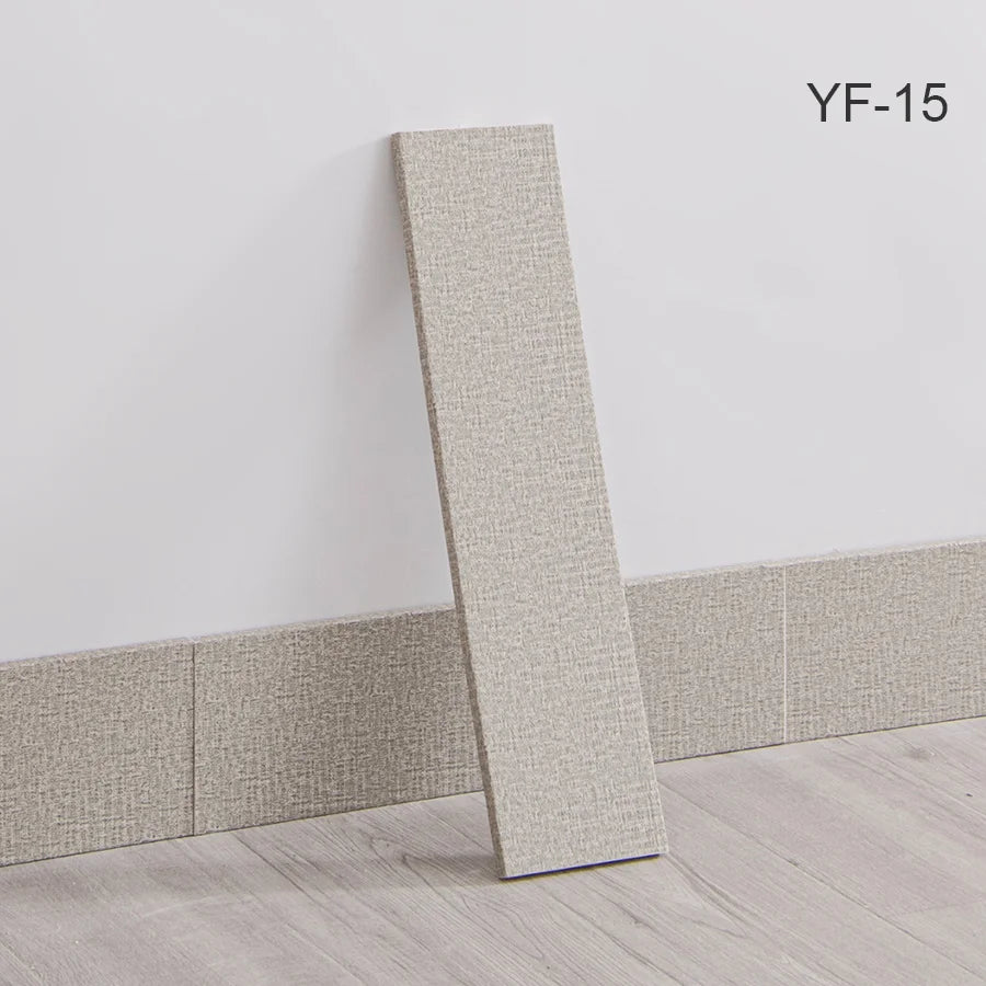 10pcs Self-Adhesive Wooden Stickers Wall Stickers Skirting Lines.