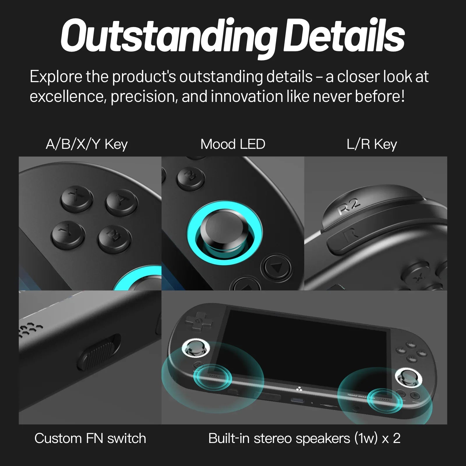 Trimui Smart Pro Handheld Game Console.