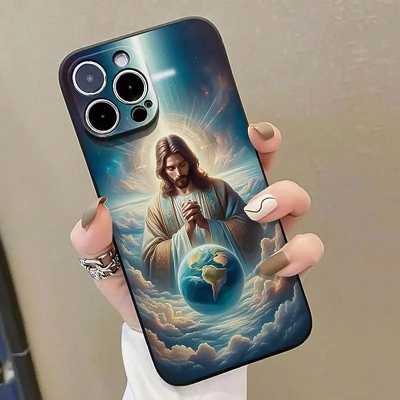 Jesus Pattern Phone Case.