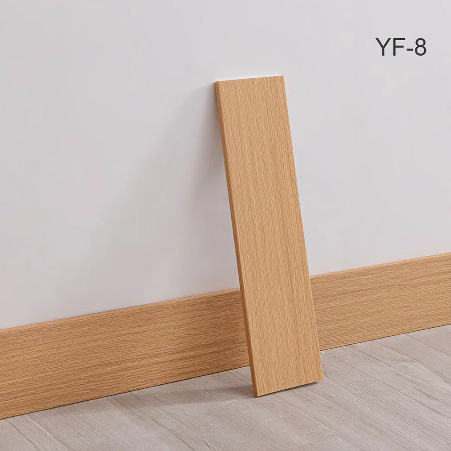 10pcs Self-Adhesive Wooden Stickers Wall Stickers Skirting Lines.
