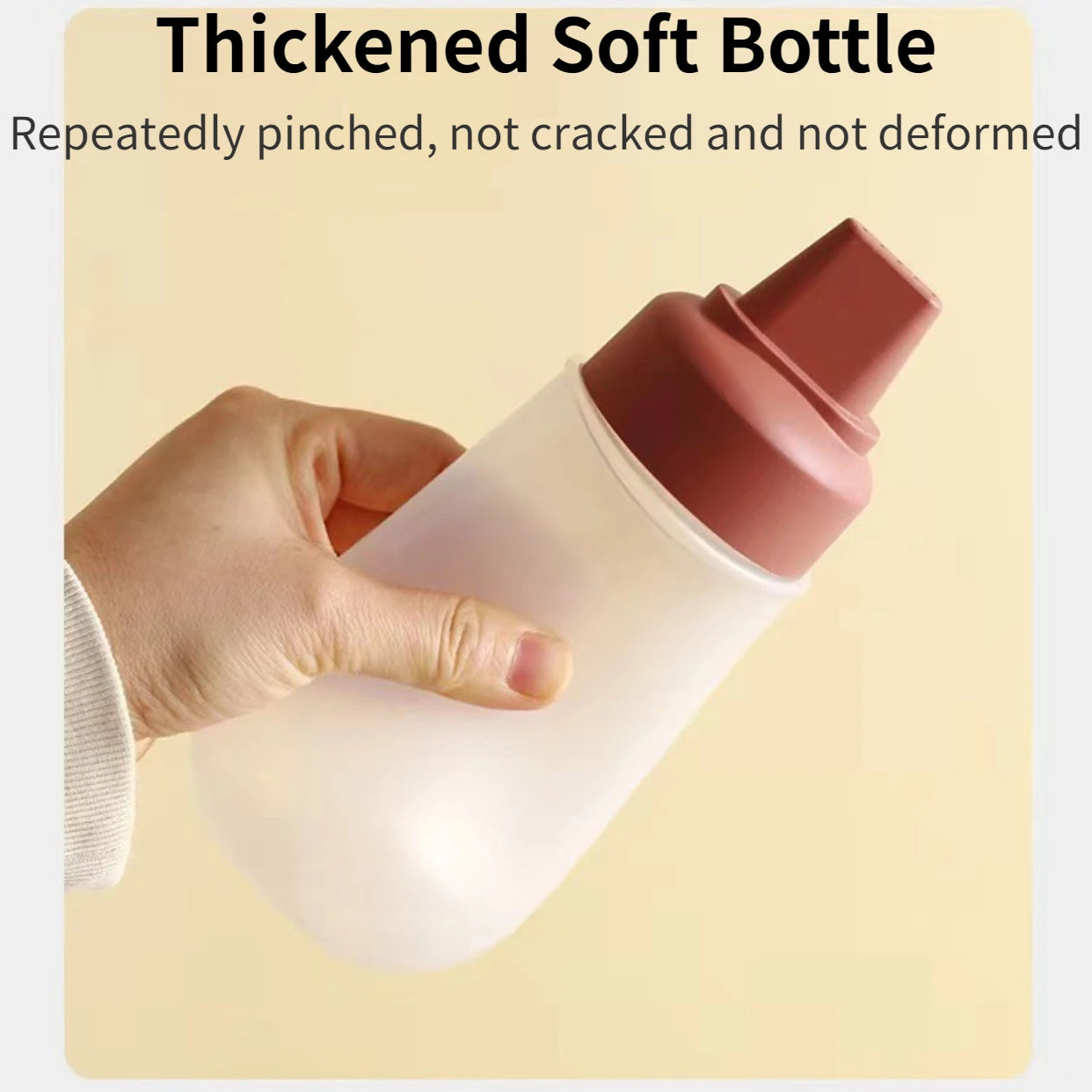 Squeeze Sauce Bottle 350ML Tomato Honey Salad Dressing Container Kitchen Condiment Dispenser for Ketchup BBQ Sauces Oil