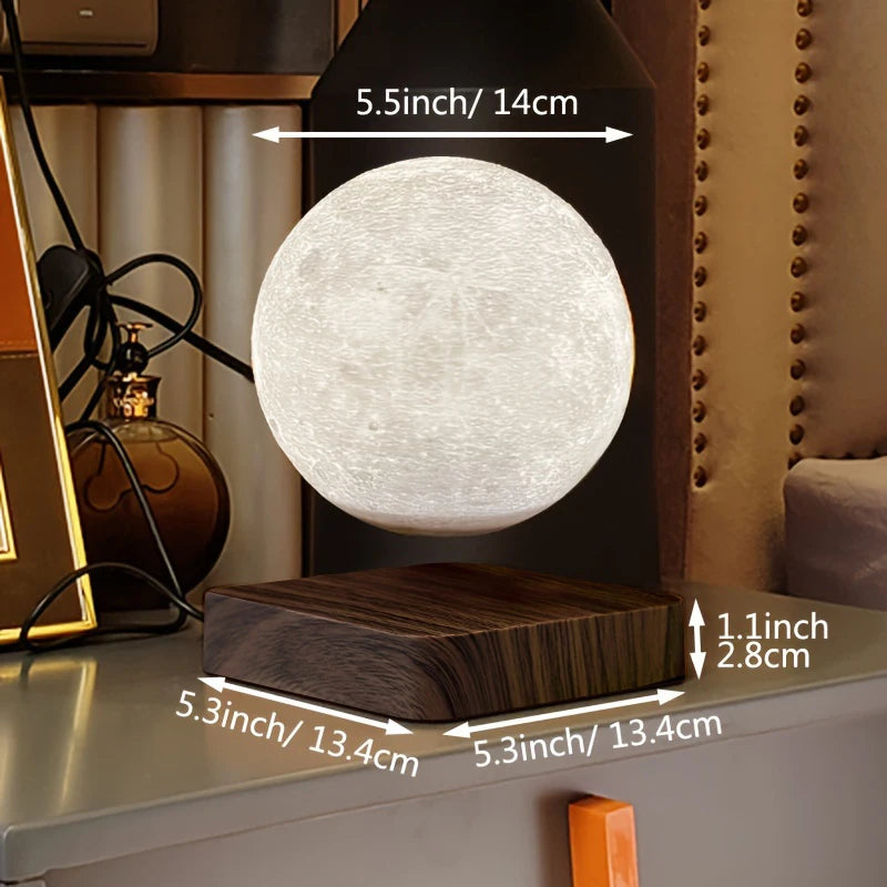 Levitating Moon Table Lamp.