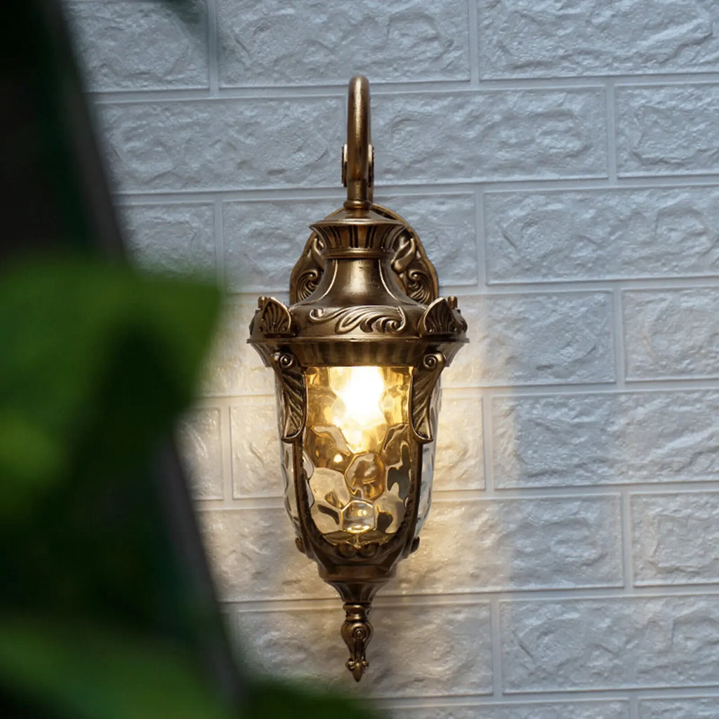 Decorative Outdoor Wall Sconces - Waterproof Porch & Exterior Lantern Lights.