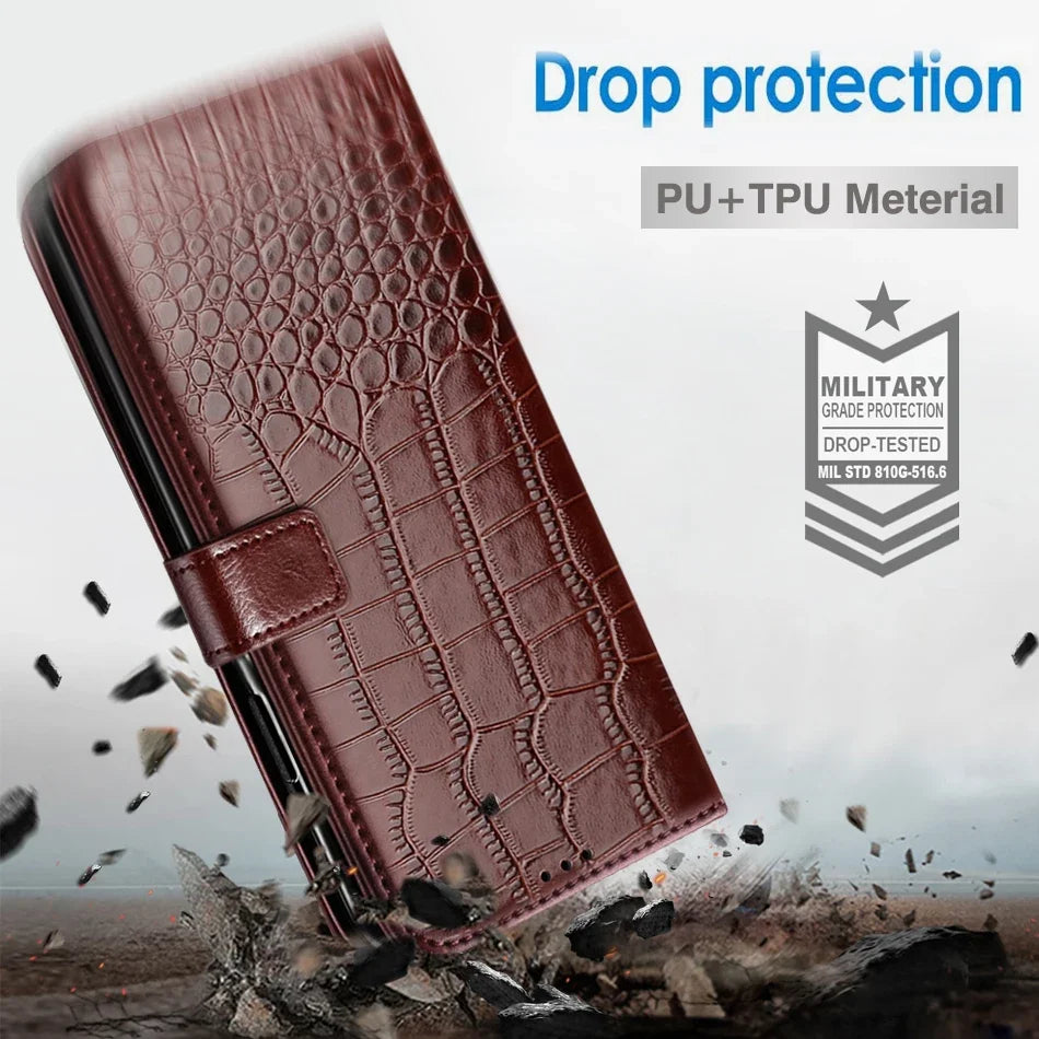 Leather Wallet Phone Case.