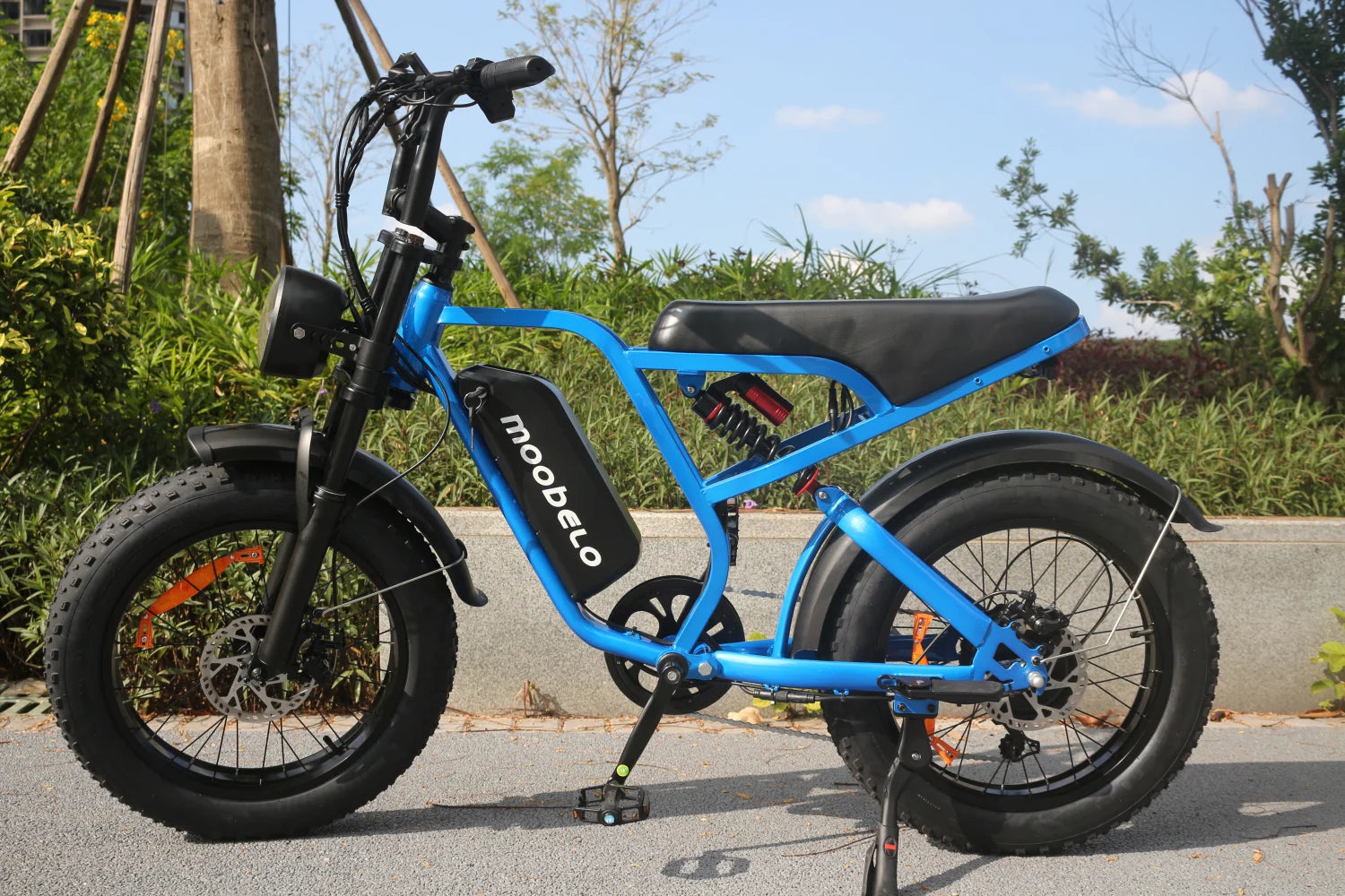 US Stock! 20'' Electric Bike 1500W Motor 52V 20AH 80 Miles 32MPH IP65 Waterproof.