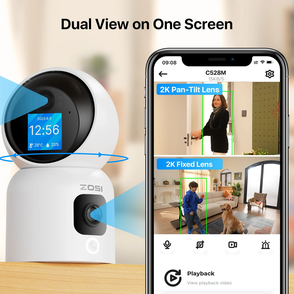 360° Smart Home Security Camera