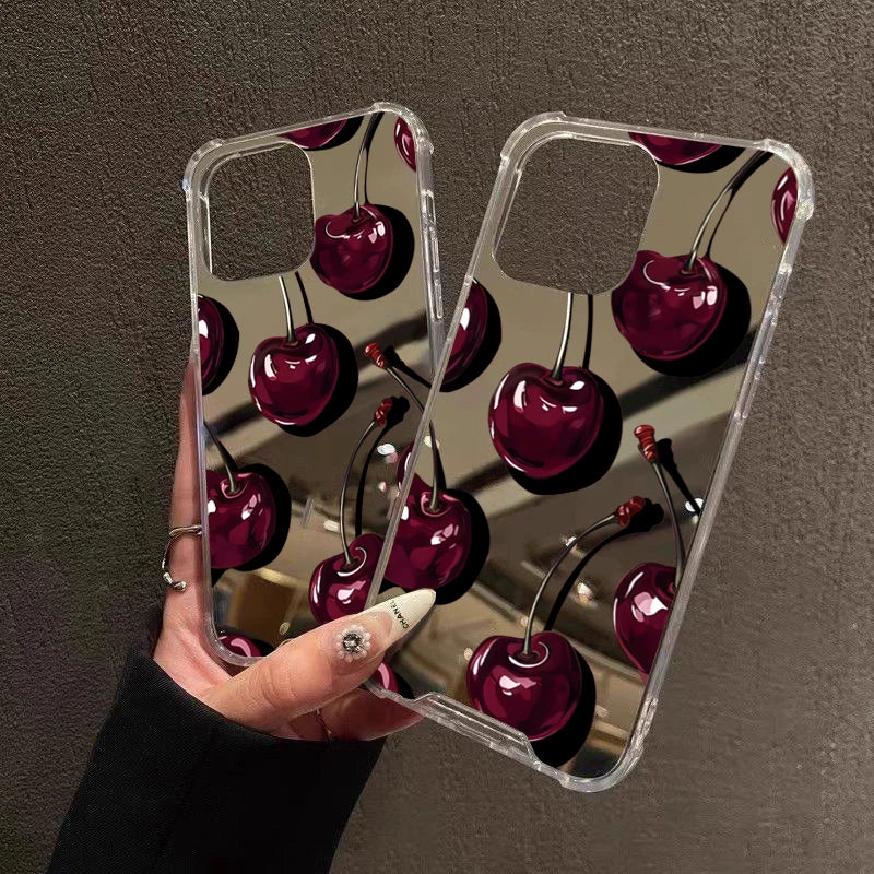 Cute Cherry Pattern Phone Case.