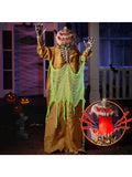 67" Halloween Animated Pumpkin Ghost Decorations Outdoor with Pop Up Head.