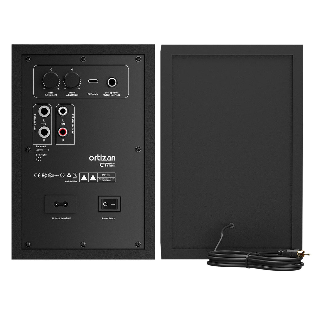 Bluetooth wireless active monitor speakers