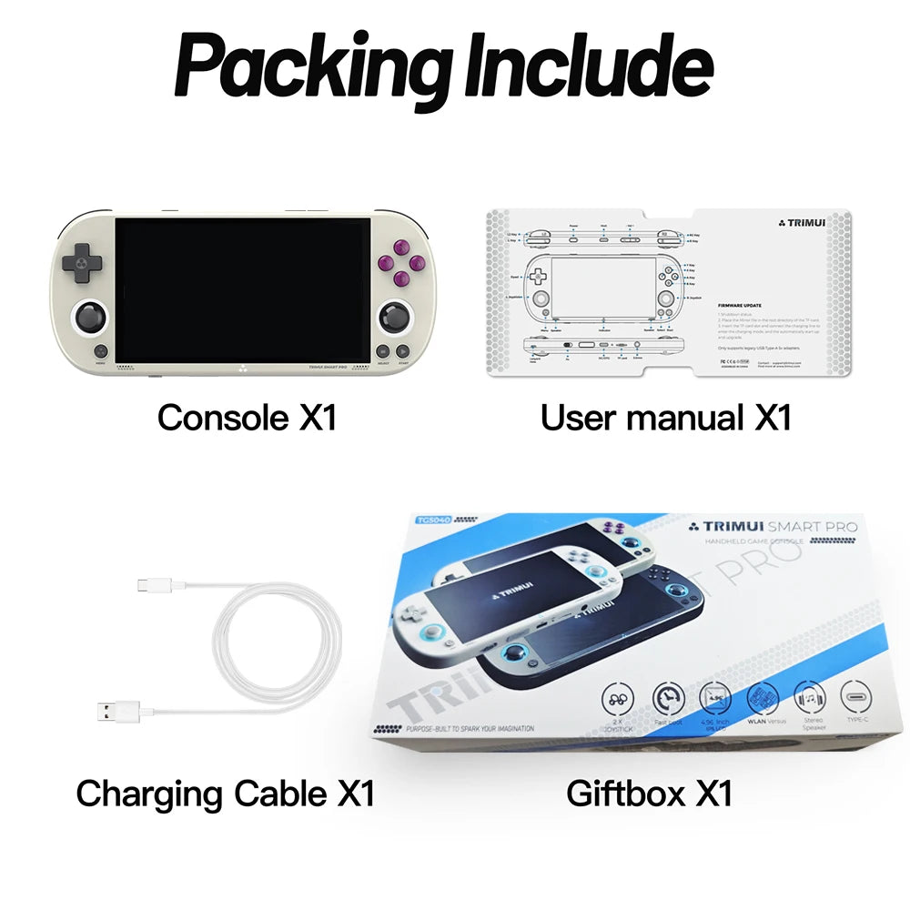Trimui Smart Pro Handheld Game Console.