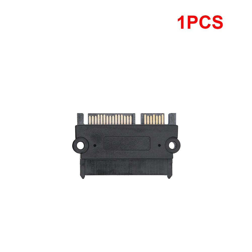 1-20PCS SATA Male To Female Power Data Converter 22Pin 7+15 Male To Female SATA To SATA Converter SATA To SATA Adapter