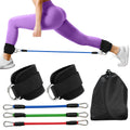 TPE Resistance Bands Ankle Straps Fitness Set D-Ring Support Ankle Cuffs Yoga Gym Equipment.