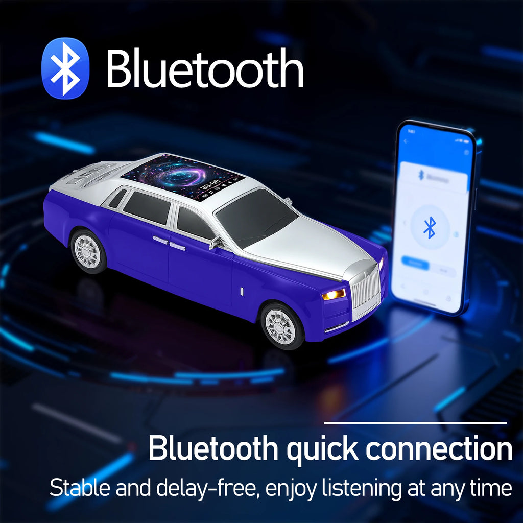 Wireless Bluetooth speaker Retro-Style Space Classic Car Model Design.