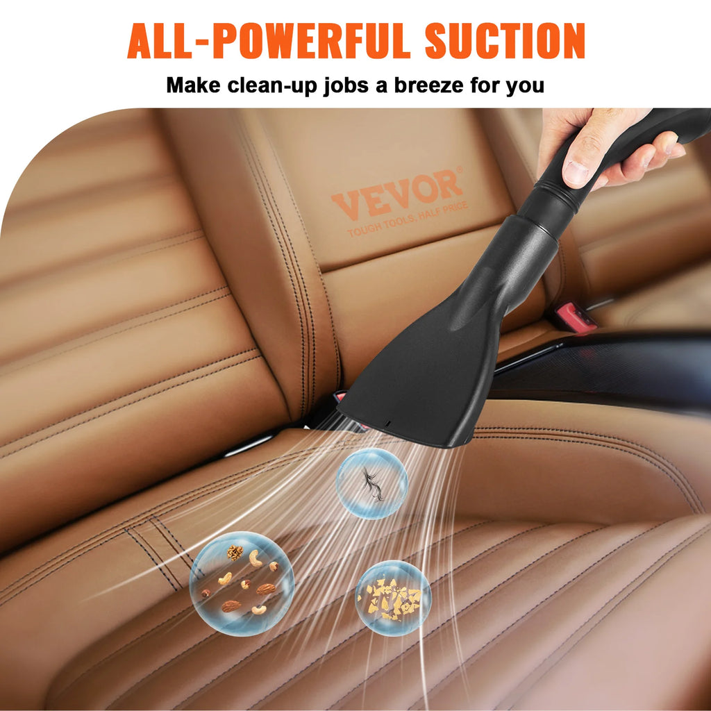 Wet Dry Vac 2.6 Gallon 2.5 Peak HP 3 in 1 Portable Shop Vacuum with Blowing Function  Attachment Storage for Floor