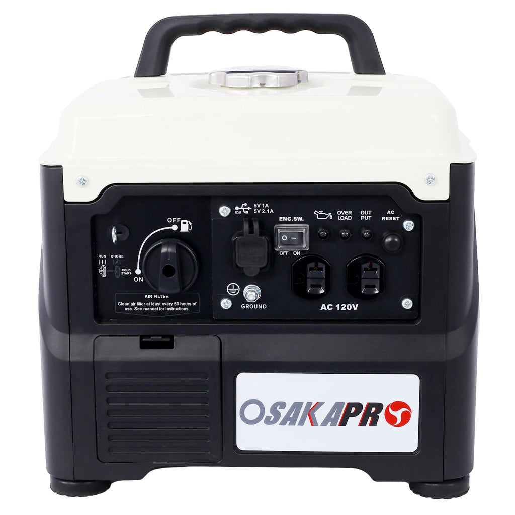 1200W Portable Inverter Generator Ultra-Quiet Gas Powered Lightweight Generator For Backup Home Use Outdoor Camping Travel