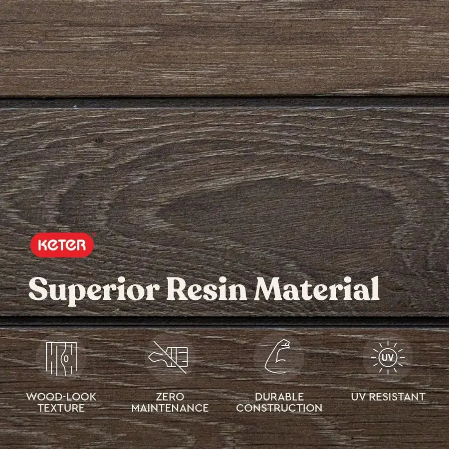 60 Gallon Storage Bench Deck Box for Patio Furniture,