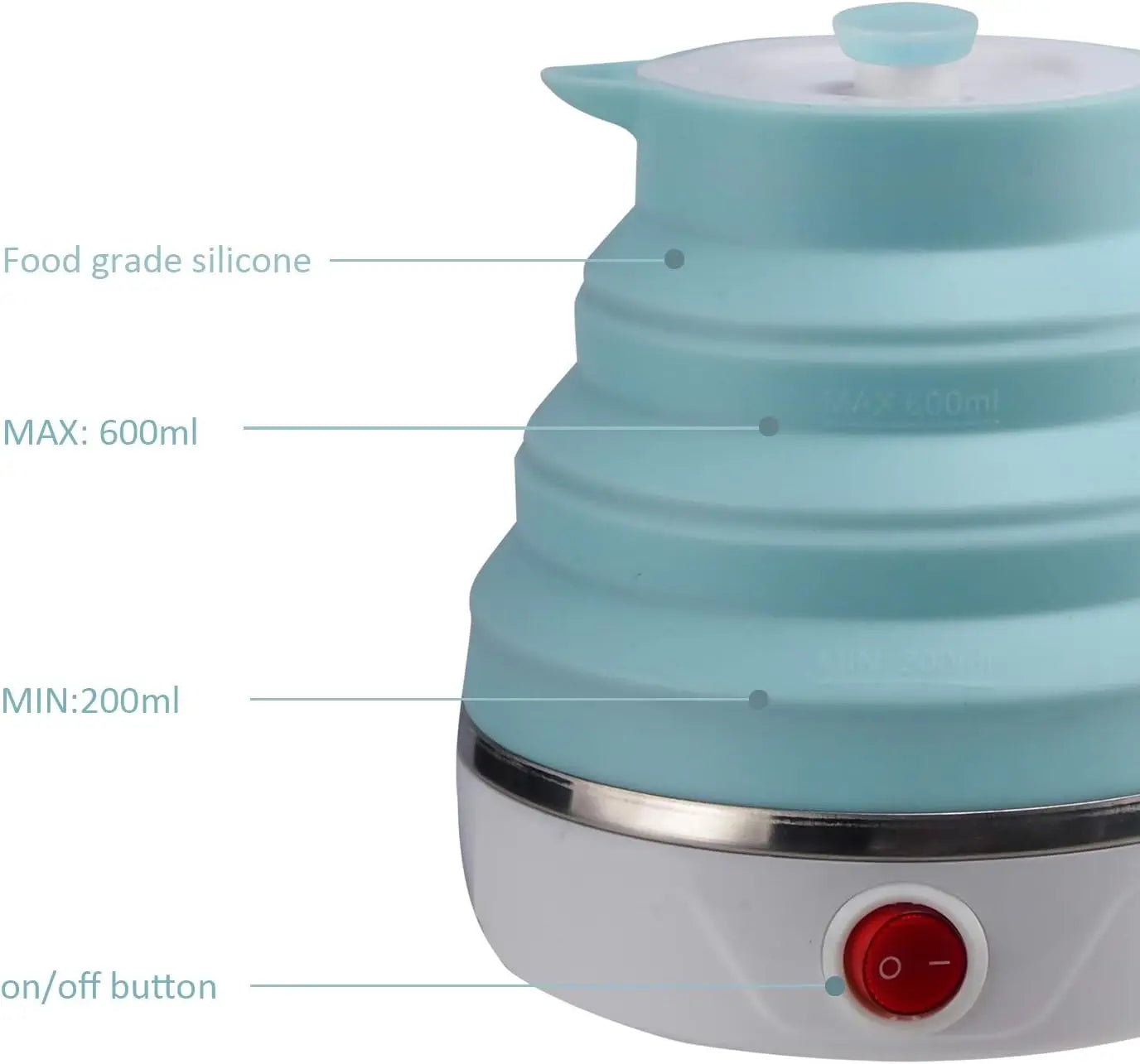 600 ml Foldable Electric Kettle