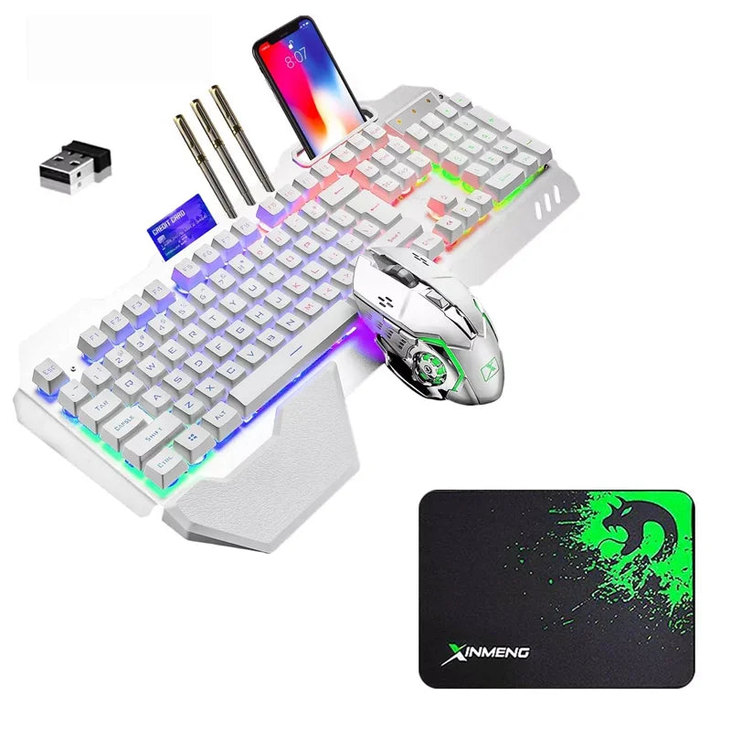 Wireless gaming Keyboard and Mouse Set.
