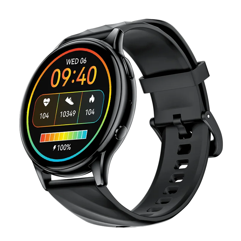 Smart Watch 1.39" HD Display Fitness Tracker IP68 Waterproof Heart Rate SpO2 Monitor 100+ Sports Modes