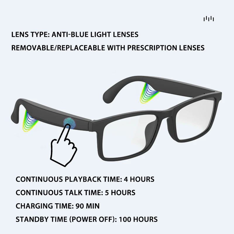 New Smart Glasses Wireless Bluetooth.