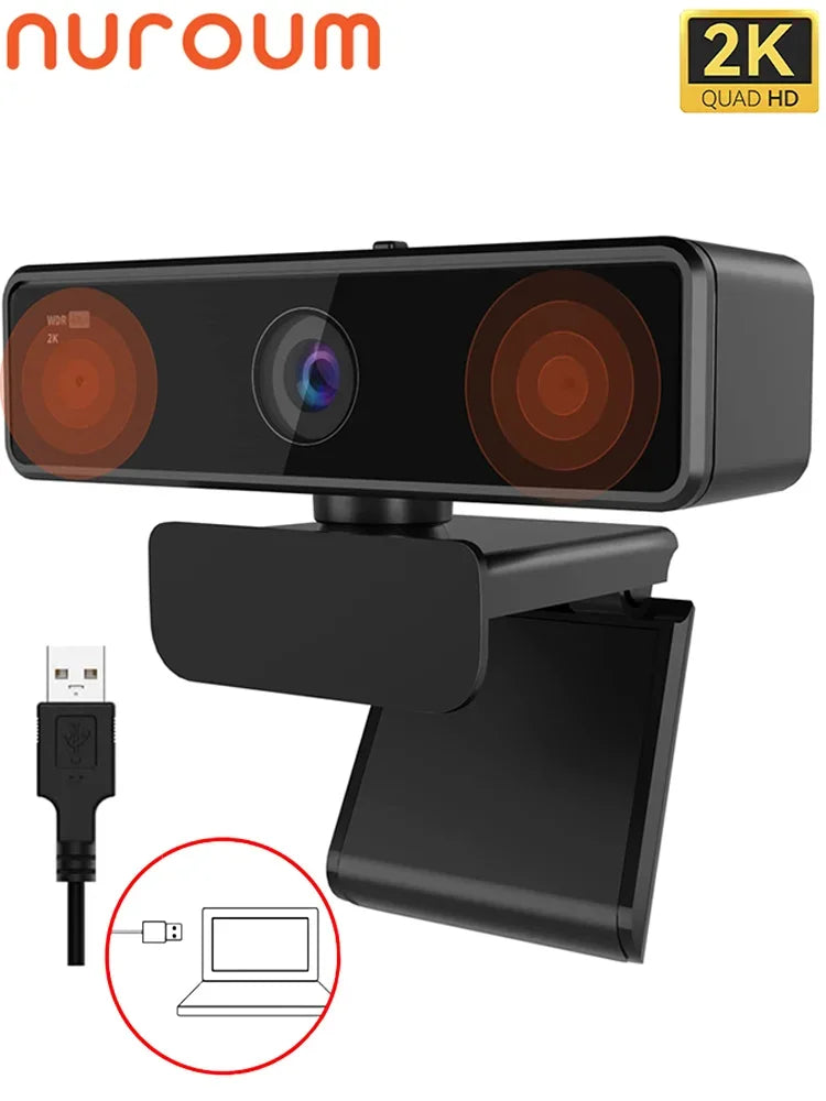 V11 High Quality 1080p 60fps Full Hd Plug And Play Computer Usb Web Camera Mini Webcam 2K For Pc Laptop With Microphone